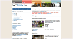 Desktop Screenshot of fotolokace.cz