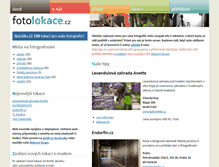Tablet Screenshot of fotolokace.cz